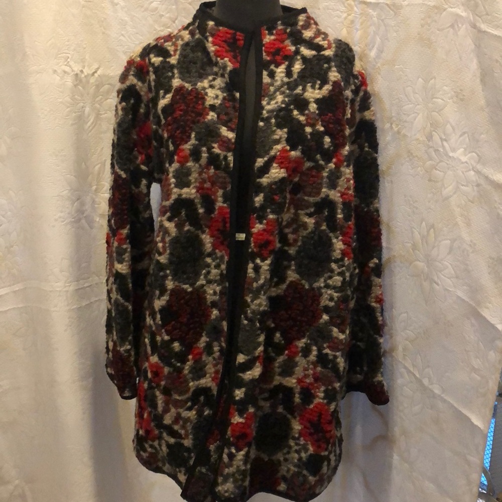 Reversible sweater coat